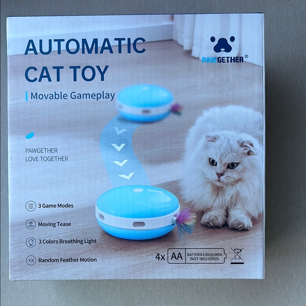 NEW Pawgether Interactive Automatic Cat Toy
